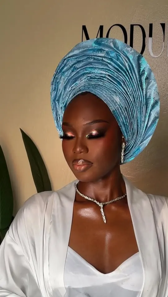 Bridal skin finish close-up by Modupe Oge