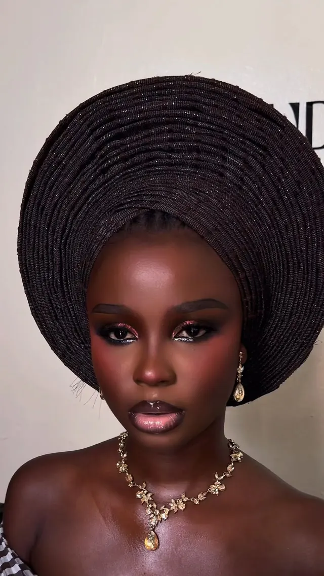 Makeup and gele look by Modupe Oge